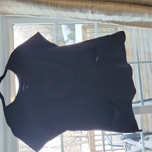 Womens jaannu black scrub top xl